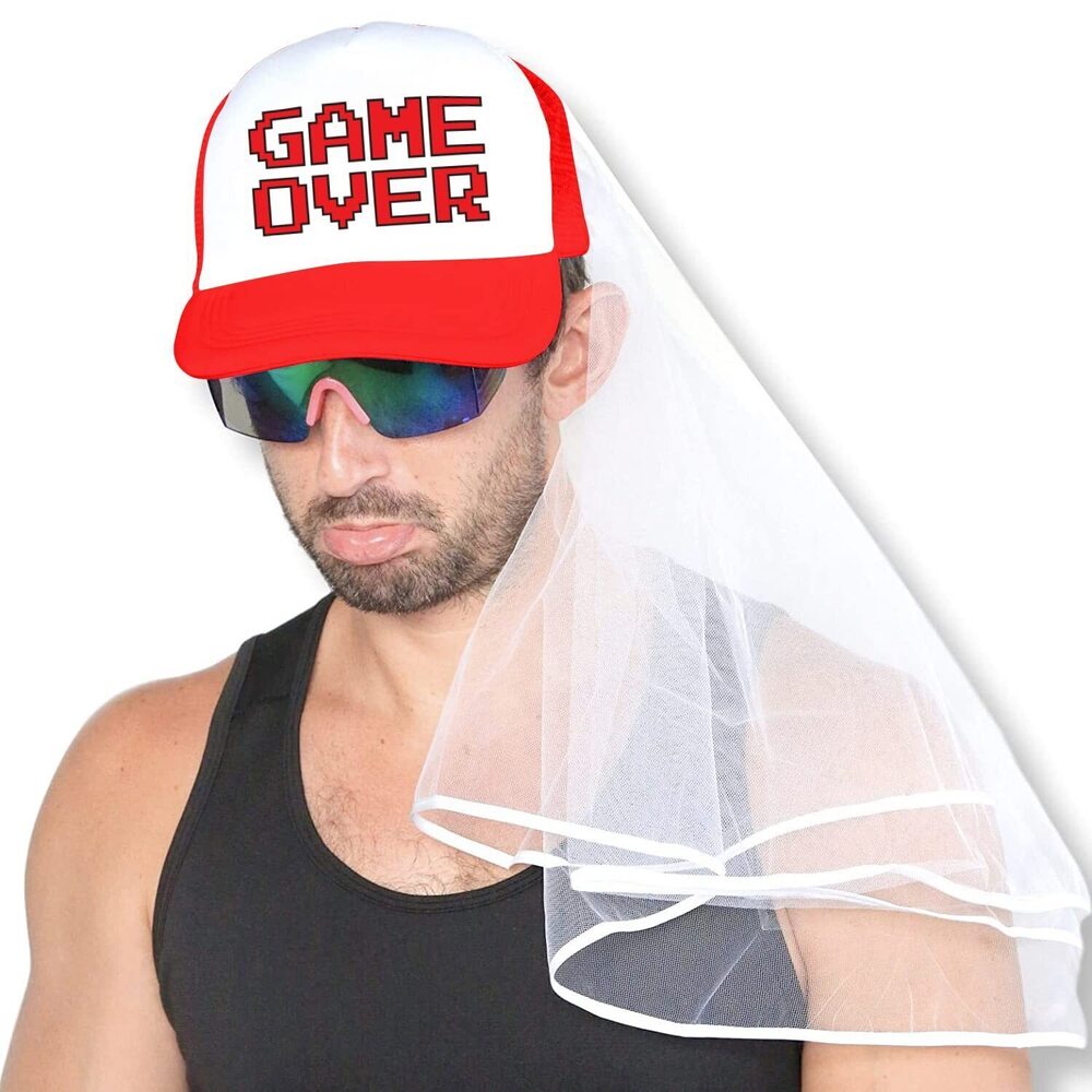2544 Headwear - Game Over Bachelor Party Ideas, Supplies, Gifts, Jokes